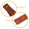 ABOOFAN 4Pcs Leather Hanging Straps Wall Hooks for Towels Clothes