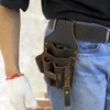 TOURBON Leather Tool Organizer Tool Holder Waist Belt Pouch for