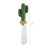 UPware Saguaro Cactus Cheese Spreaders, Hand-Painted Resin Handles with Stainless