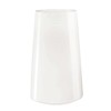 ASA 9307005 Vase, Keramik, Weiss/opulenter Garten