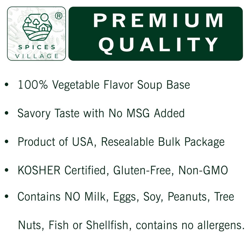 Spices Village Vegetable Ramen Seasoning, Gluten Free Vegetable Base, Ramen