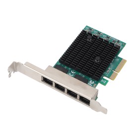 PCIe Gigabit Network Card Professional 8125B 4 Port 2.5G Copper Cable PCI Express Ethernet Adapter for Desktop PC