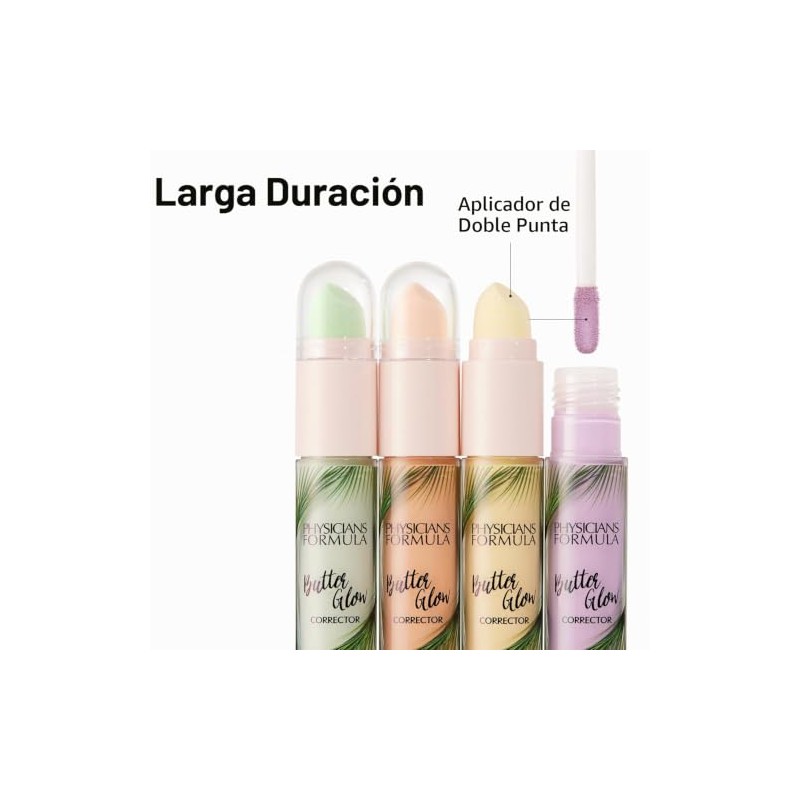 Physicians Formula Corrector Iluminador Butter Glow, Neutraliza Los Matices Amarillos