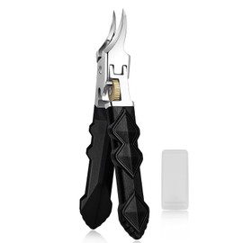 Professional Ingrown Toenail Clippers with Safety Lock and Wide Jaw