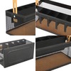 AJIODA Utensil Caddy Metal Mesh Silverware Cutlery Organizer Basket with