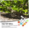 Sosoport Compact Reptile Bell Balls 7 Pack Sucker Toys for