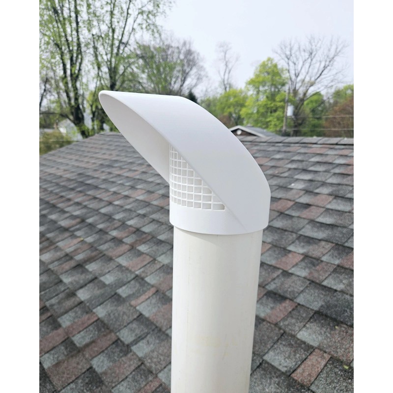 GWM Radon & HVAC Rain Cap for 4" SDR 35