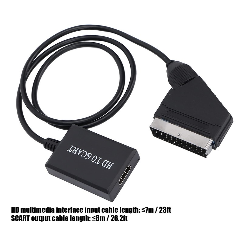 wendeekun HDMI Video Converter Adapter, HDMI to SCART Converter HD