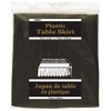 Unique Party 50062 - Plastic Black Table Skirt, 14ft