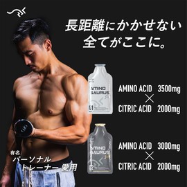 AMINO SAURUS GEL(アミノサウルス ジェル) アルギニン2000mg シトルリン1000mg クエン酸2000mg マグネシウム50mg カフェイン75mg レモン味 マンゴー味 2種各6合計12個入り 国産