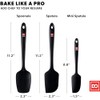 DI ORO Silicone Spatula Set - Heat Resistant Kitchen Scrapers
