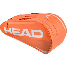 HEAD Tour - Bolsa para raqueta M (6R) - Capacidad para 6 raquetas, tecnología CCT+ de control climático, 2 compartimentos principales, bolsillo para zapatos y sistema de transporte de mochila