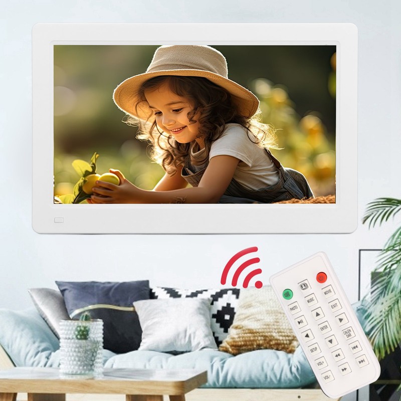 Digital Picture Frame 11.4 Inch HD IPS LCD Screen Wall