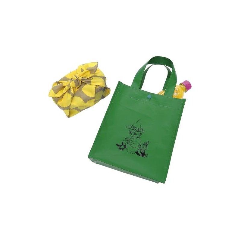 Indigo MOOMIN MV692 Moomin Plastic Tote Bag, Snuffkin Green