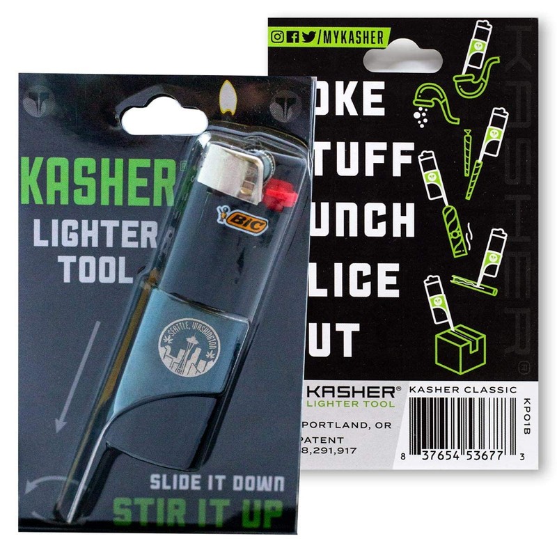 Kasher’s Seattle Lighter Tool with Lighter - Lightweight & Multipurpose