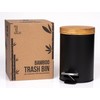 Kazai. 3L Designer Bathroom Bin | Superior Bamboo | Soft