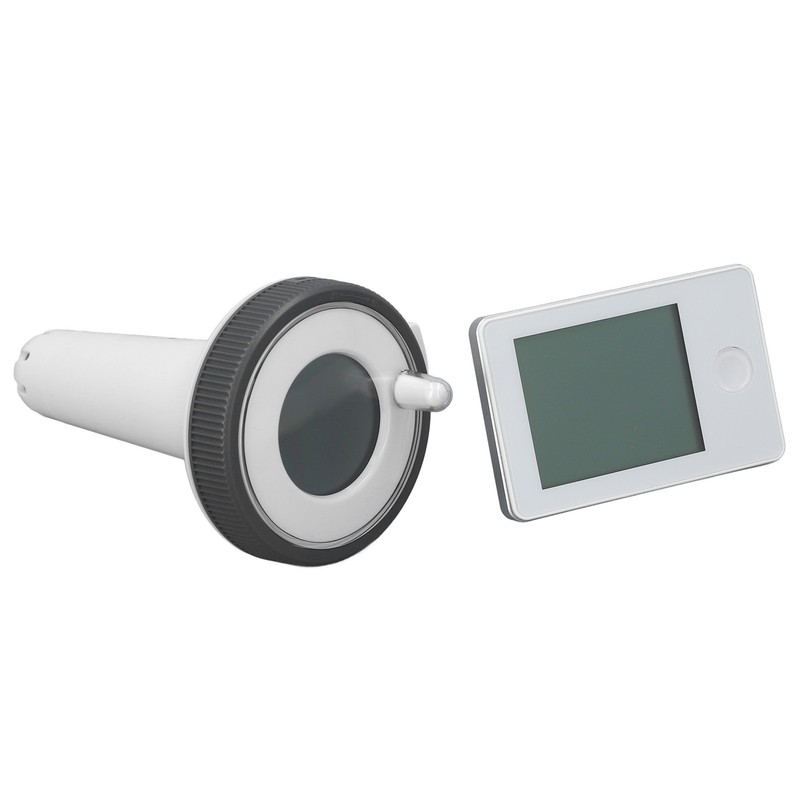 Wireless Solar Pool Temperature Meter High Accuracy IPX8 Waterproof LCD