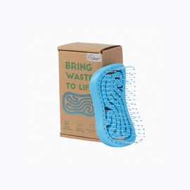 Tangols Double Curved Detangler Hair Brush-100% Bio-Friendly Detangler Hair Brush w/Ultra-Soft Anti Knot Nylon Bristles for all Hair Types, Unisex Adults, Kids (Blue)