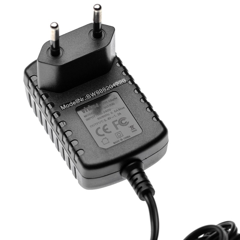 vhbw AC Power Supply Compatible with Panasonic ES-LT70, ES-LT71, ES-LV50,