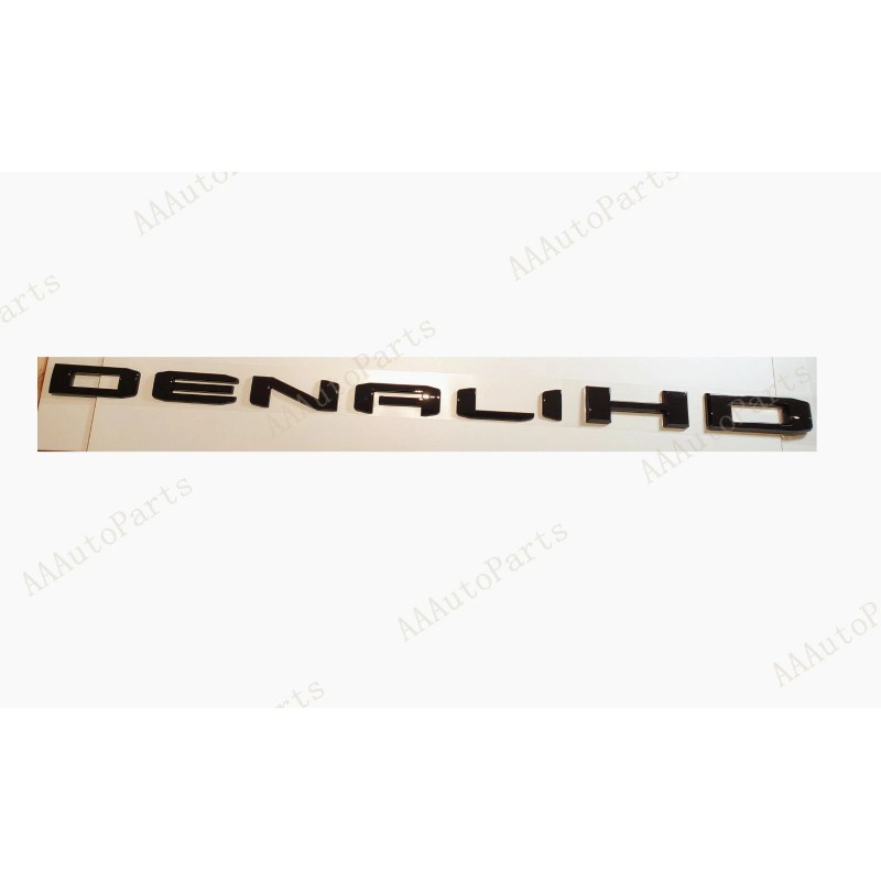 GMC 4PC Set Gloss Black DENALI HD DENALI SIERRA Emblems