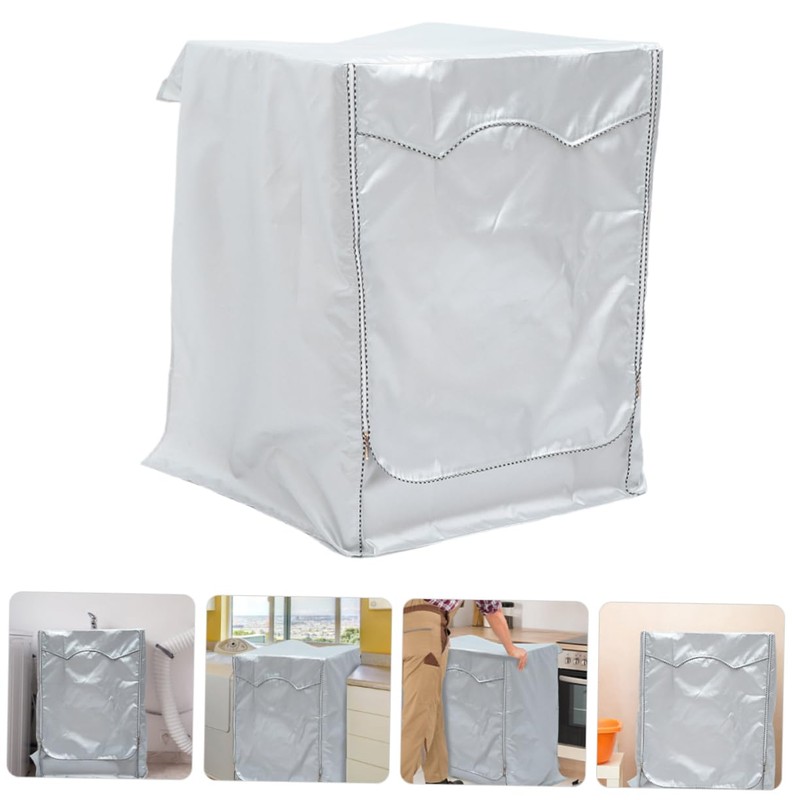 Tofficu Washer Cover Outdoor Laundry Machine Cover Uv Protection for