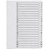 Q-Connect A4 A-Z 20 Part Polypropylene Index Multi Punched -