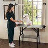 DWVO 46'' Dog Grooming Table, Foldable Pet Grooming Table with