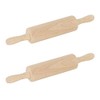 Chef Aid Kitchen Beechwood Rolling Pin for Baking 23cm (Pack