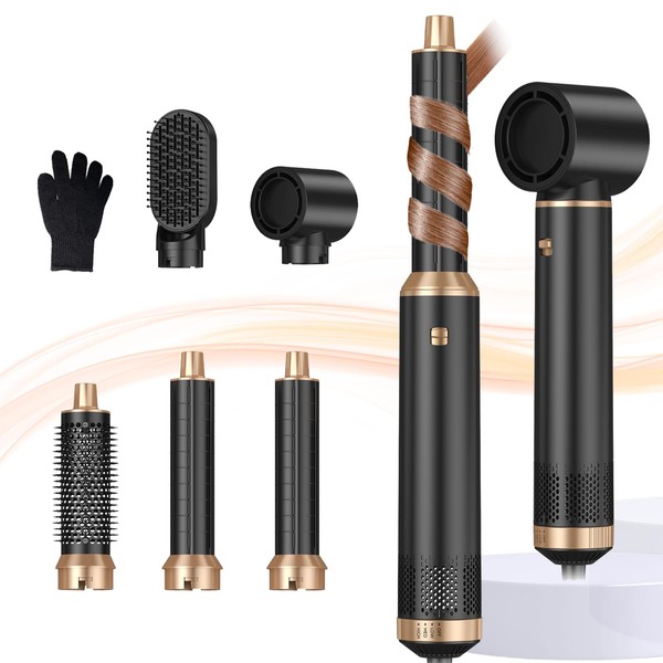 Blow Dryer Brush 5 in 1, Negative Ion Hair Dryer