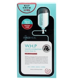 메디힐 W H P 미백수분 블랙 마스크팩 10장 Mediheal W H P Whitening Hydrating Black Mask Pack 10 Sheets