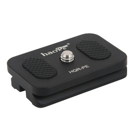 Haoge HQR-PE 48mm x 32mm QR Quick Release Plate for Arca Swiss Slidefix/P0 Ball Head Monoball Panning 801213 801214 801215, Z1G+ 801123 801124, Z2+ 801133 801134, D4 Geared Geared Gearar7010 3.