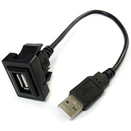 Toyota Daihatsu Nissan Mitsubishi Compatible Switch Hole USB Port Navigation Audio Connection Communication Panel USB Power Supply A Type Vellfire 20 Series Prius 30 Series Noah 70/80 Series Voxy