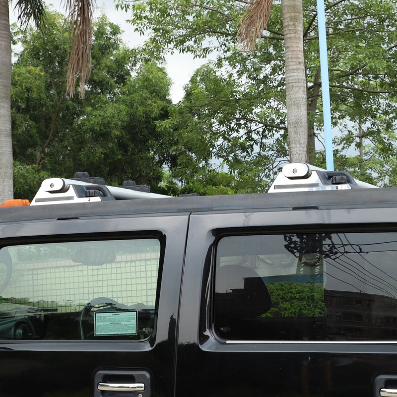 klend-cartrim Chrome Steel Roof Rack Side Inserts Stickers Panel Trim