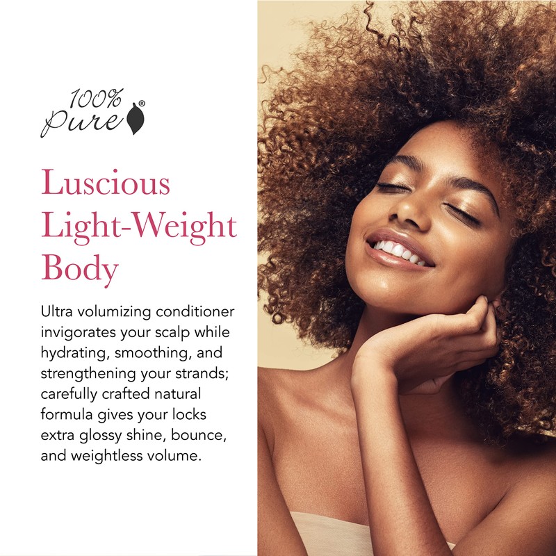 100% Pure Kelp and Mint Volumizing Conditioner, 8.0 Fluid Ounce