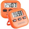 Kitchen Timer, WECKEW 2 Pack Digital Kitchen Timer Magnetic Countdown