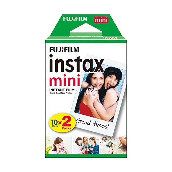 Fujifilm Instax Mini Twin Pack Instant Film [International Version],pack of 2 x 10 sheets (20 sheets)