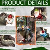 Funny Dinosaur Eating Gnomes Garden Statue – Outdoor Yard Gnome