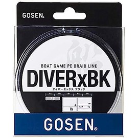 GOSEN Diver X Black 688.4 ft (200 m) No. 1.5