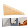 SEWACC 10pcs Wooden Door Stop Wedges Non Slip Heavy Duty