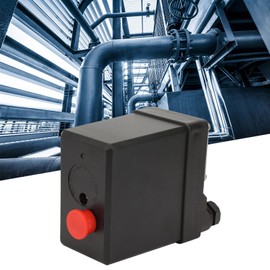 Fafeicy G1/4in 75~175psi Vertical Single Hole Pressure Control Switch, Pressure Switch, for Air Compressor Pressure Gauge, 380V Rated Voltage and 500V Maximum Voltage