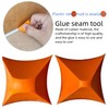 silicone spreader caulking tool, 6-Piece Set, Orange Spreaders, Blue Scrapers,