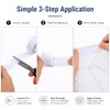 Disposable Collar Protector Sweat Pads, 6 Rolls 5M Invisible Sweat