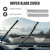 TOPPERFUN TOPPERFUN 2Pcs Windshield Wiper Blade Cover, 25.5x3.9in Polyester RV