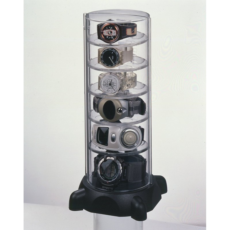 Cinco Hanger Tower Clock Collection Case Collector Tower G Black