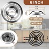 W10196405(8”) W10196406(6”) Electric Stove Burner Drip Pans & MP22YA Electric