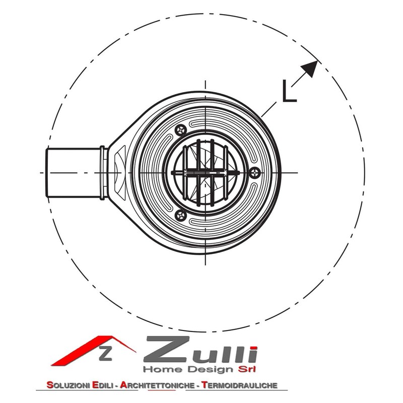 Geberit 28562000 New 150.583.21.1 Shower Drain Fitting Depth 90 mm