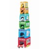 Lelin Toys L10339 Stacking Cube with 6 Vehicles
