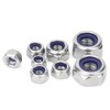 Hex Lock Nuts 20pcs M3 to M10 with Flat Washers