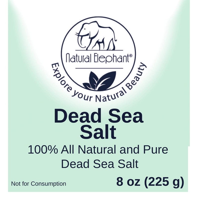 Natural Elephant Dead Sea Bath Salt | 8oz Travel Size