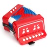 Tosnail Kids Accordion Toy 10 Keys Buttons Control Mini Musical